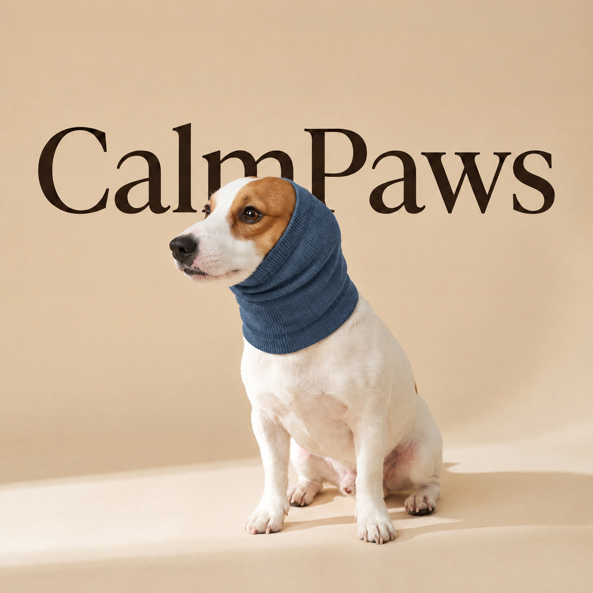 CalmPaws hood in Dark Blue